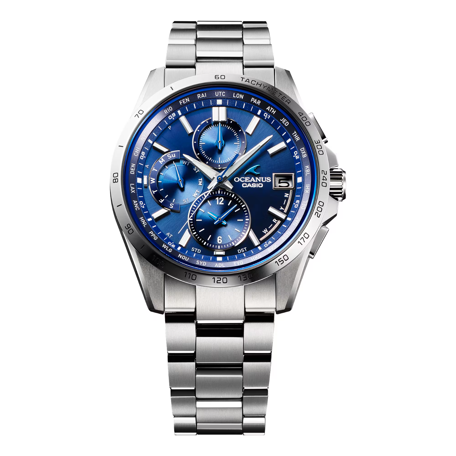 Pre-owned Casio Brand-new  Ocw-t2600-2a3jf Radio Solar Titanium Watch From Japan (jdm)
