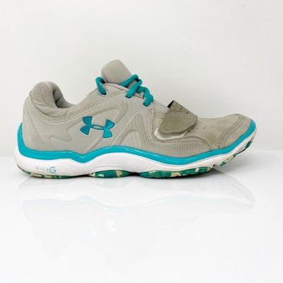 

Under Armour Womens Micro G 1230707-052 Серые повседневные кроссовки, размер 7.5, Серый, Micro G