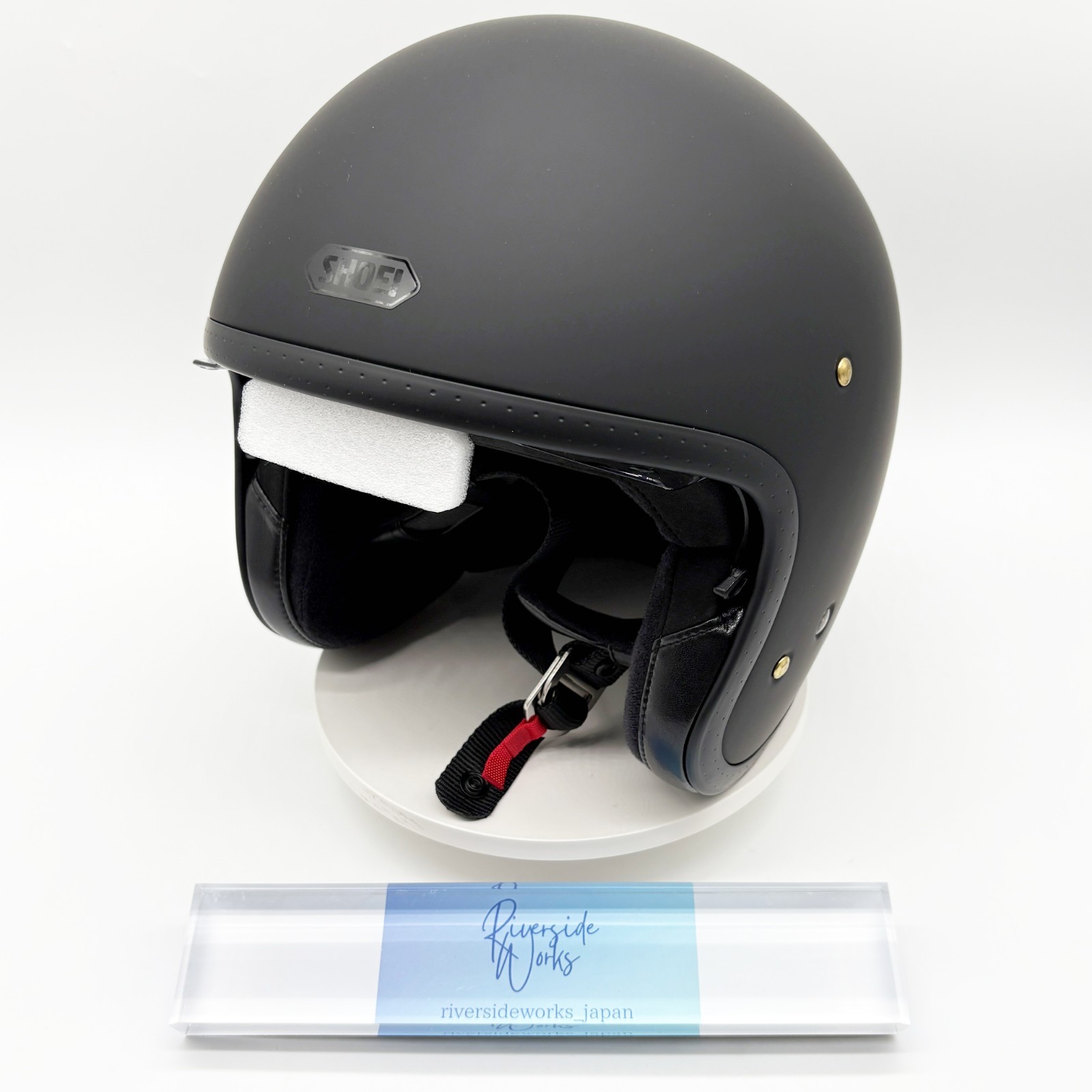 SHOEI JO XLサイズ Shoei J O Matte Black Open Face Scooter Motorcycle Jet