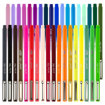 Uchida Le Pens Multicolor Set - 36 Colors Complete Set - Le Pen Pens for Jour...