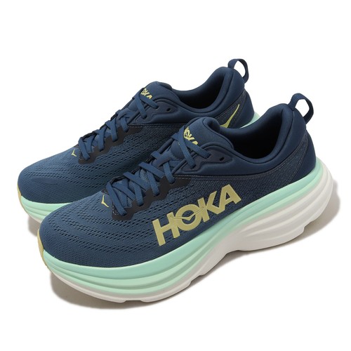 

Мужские шоссейные кроссовки Hoka Bondi 8 Midnight Ocean Bluesteel 1123202-MOBS, Синий, Bondi 8