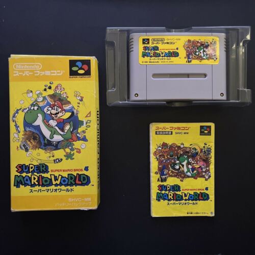 Super Mario World - Nintendo Super Famicom SNES NTSC-J JAPAN Super Mario World - Nintendo Super Famicom SNES NTSC-J JAPAN