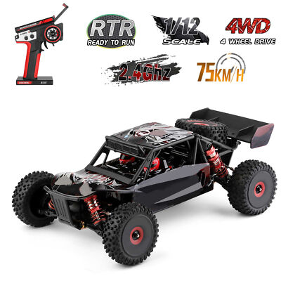 WLtoys RC Off Road Desert Truck Car 1/12 75Km/h 2.4G 4WD RC Racing Car RTR L6R6