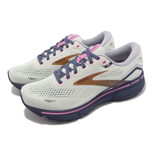 

Женские кроссовки Brooks Ghost 15 D Wide SPA BLUE NEO PINK COPPER 1203801D492, Синий, Ghost 15 D Wide