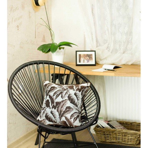 17 Коричневая наволочка для подушки