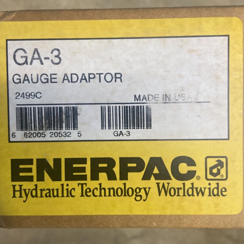 Enerpac GA-3 Gauge Adapter
