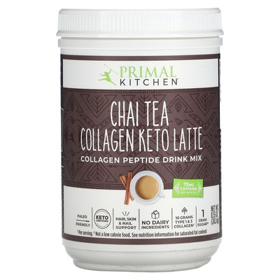 Collagen Keto Latte, Чай, 8,55 унций (242,4 г)