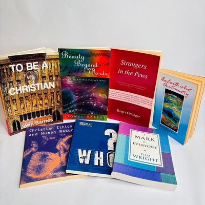Lot of 7 Christian Paperback Books Theology Religious Study Bundle Ethics SPCK