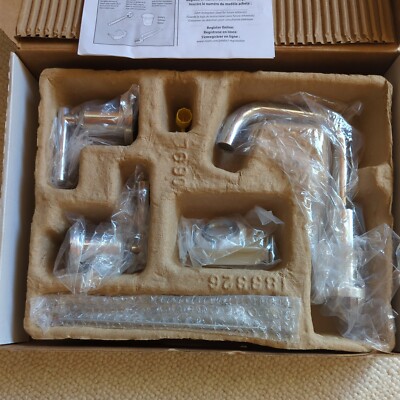Moen T6142 Gibson Chrome 2-Handle Widespread High Arc Modern Bathroom Sink