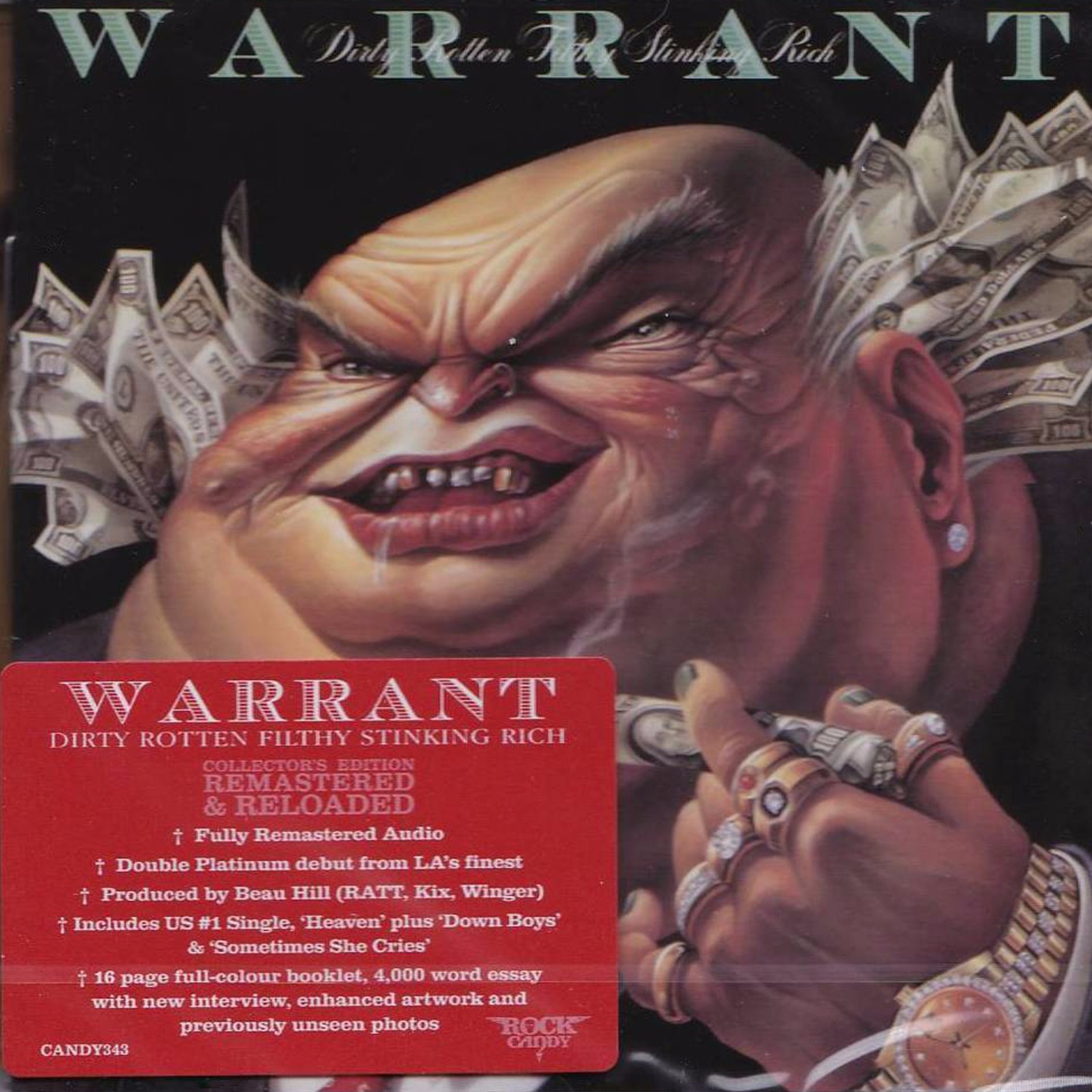 WARRANT - Dirty Rotten Filthy Stinking Rich - Rock Candy