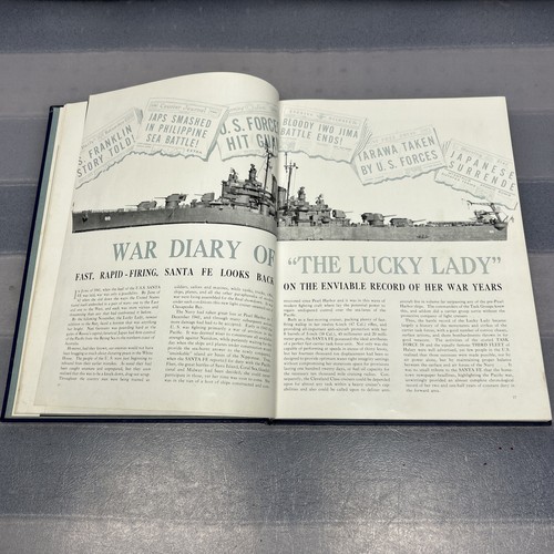 Rare WWll USS Santa Fe Ships Album-See Pics