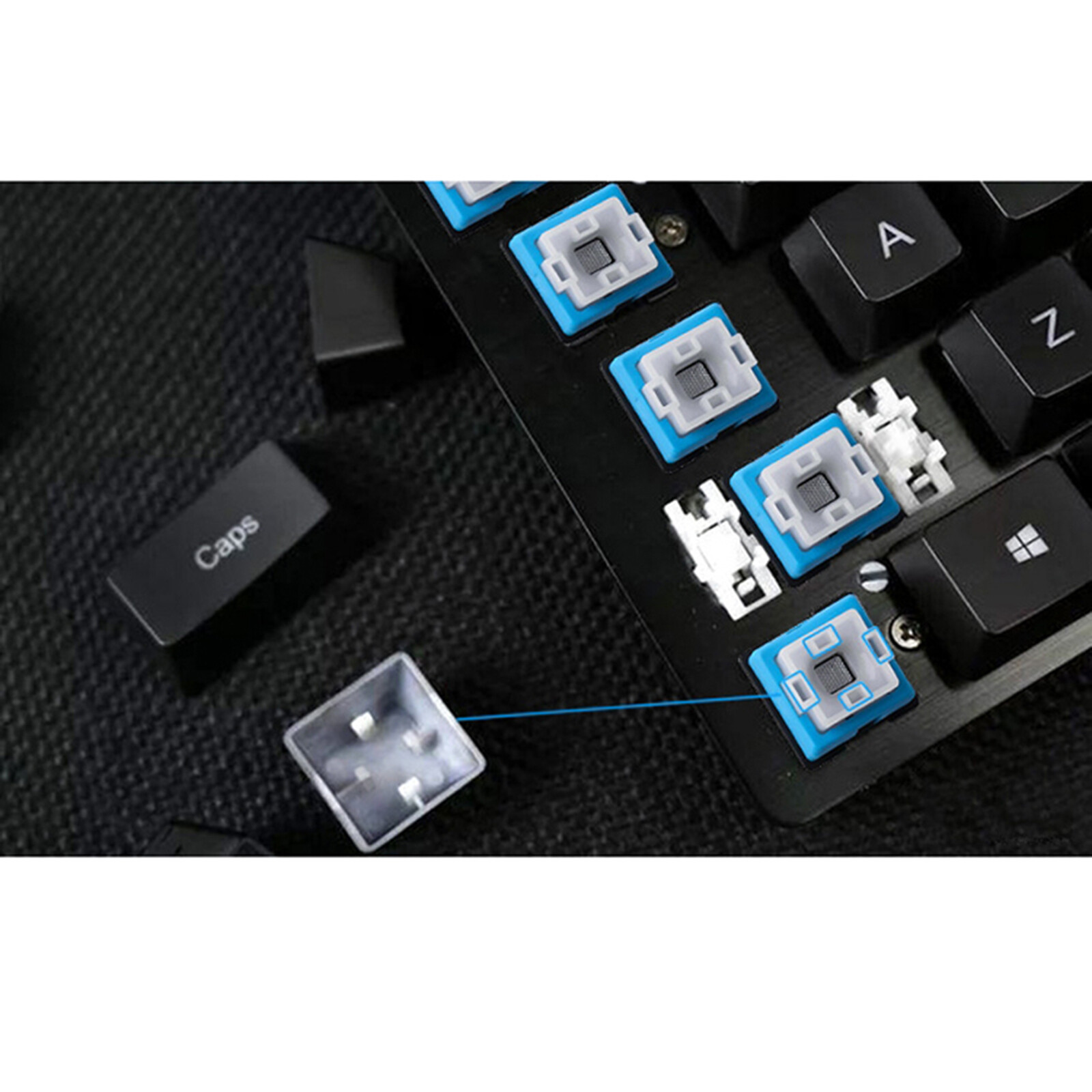 Mechanical Keyboard Black shaft For Romer-G Switch Omron G310 G810