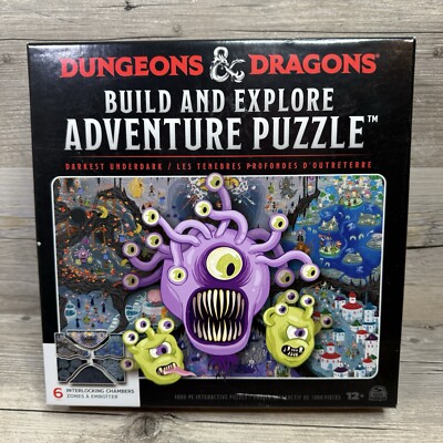 Dungeons & Dragons 1000 PC Interactive Build & Explore Adventure Puzzle SEALED