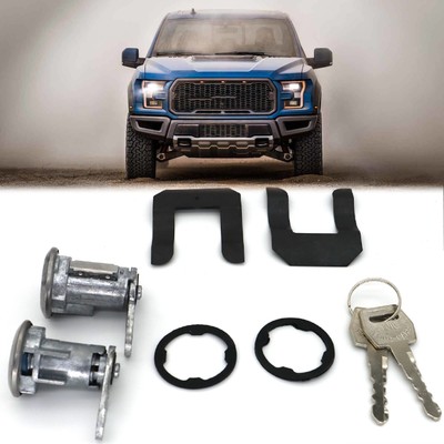 X2 Car Door Lock Cylinders & Keys For Bronco Ford F100 F150 F250 F350 E-350