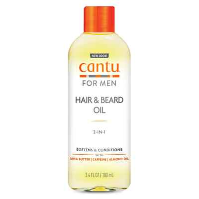 Cantu For Men Hair & Beard Oil, 3.4 oz/100ml