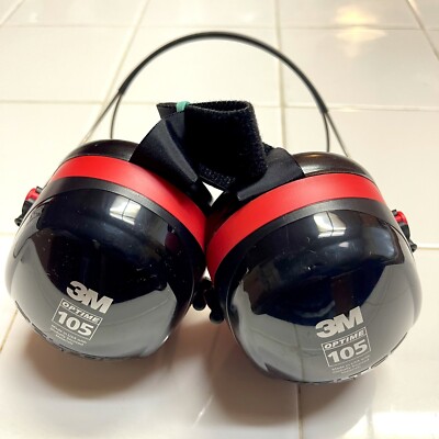 3M Optime Peltor 29 Decibels Over-the-Head Earmuffs Noise Reduction Open Box New