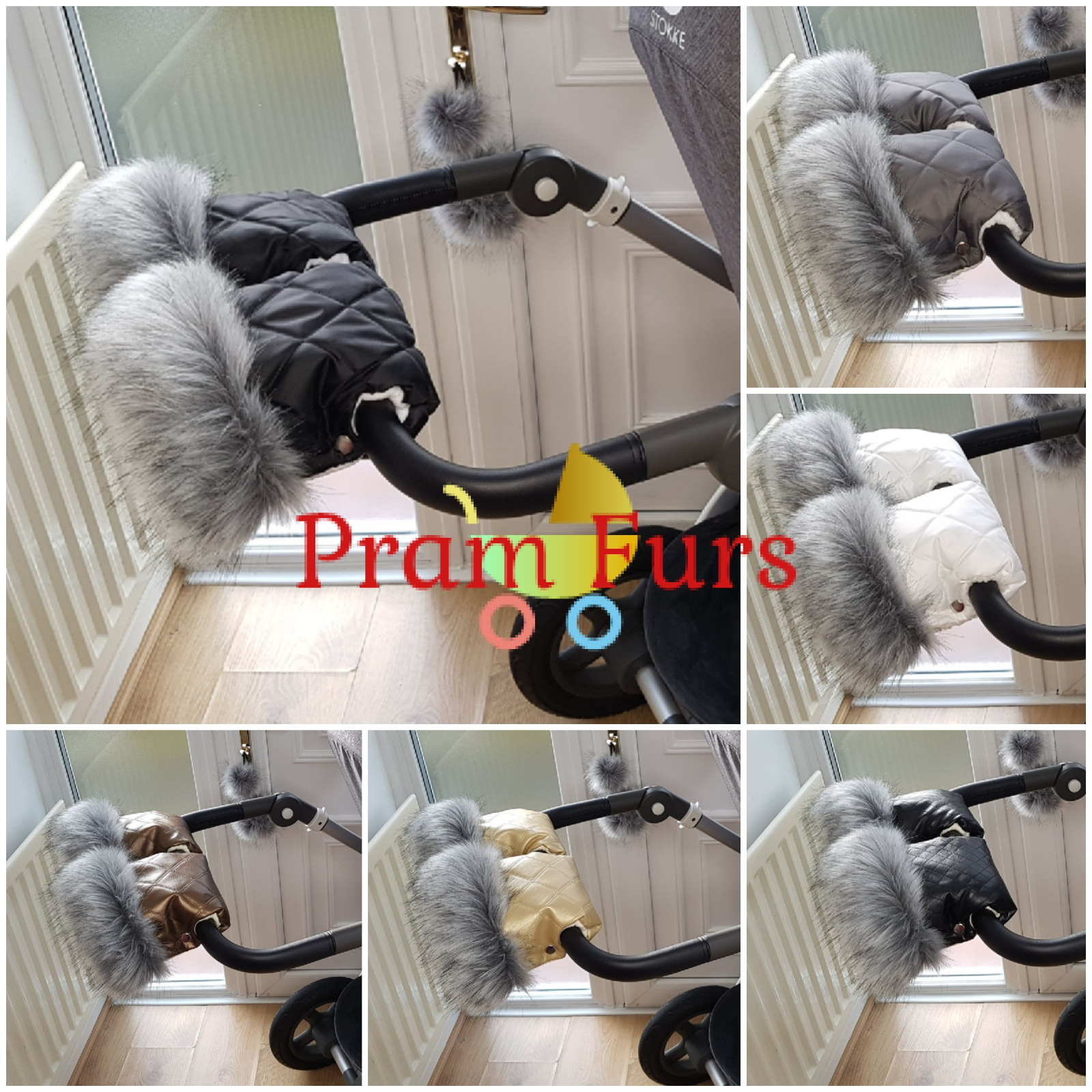 hand muff for pram silver cross