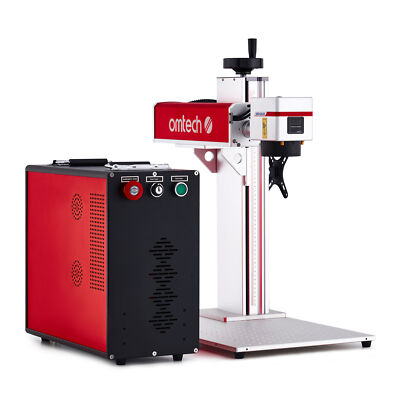 OMTech 20W 30W 60W 80W JPT Mopa M7 Fiber Laser Marking Machine with Accessories