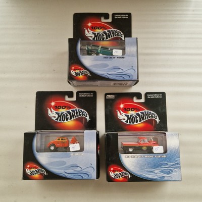 100% Hot Wheels Lot 3x 1957 Chevy Nomad / 1933 Willys / 1959 Chevrolet Apche F23