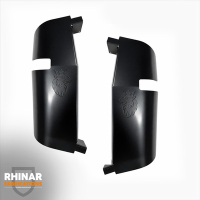 Mirror Guards SCANIA NEXT GEN Griffin, POWDERCOATED BLACK (Stainless steel) Pair