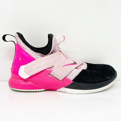 

Розовые баскетбольные кроссовки Nike Girls Lebron Soldier XII AA1352-666, размер 7 лет, Розовый, LeBron Soldier XII