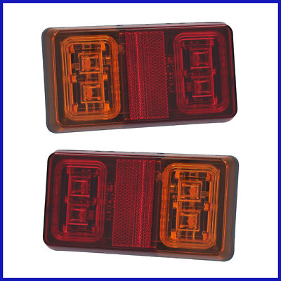 LED Heckleuchten Set Rückleuchte 12V 24V KFZ PKW LKW Anhänger Schlussleuchte NFZ