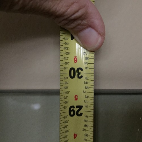 Xray Glass X-ray 16 1/2 X 29 1/2 X 1/2