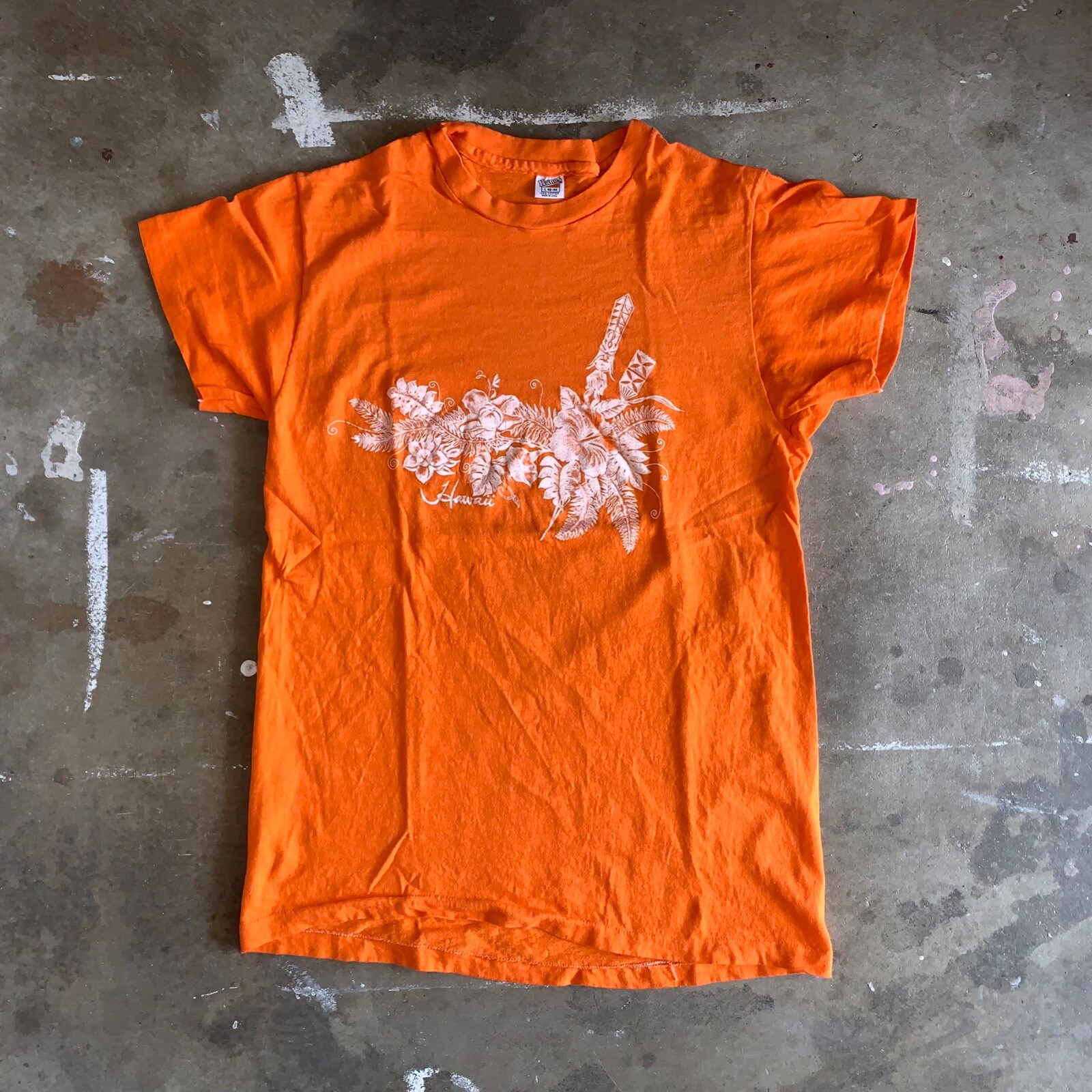 70s HAWAII 79 Tシャツ Hanes Mサイズ 1970s VINTAGE 70s HAWAII TOURIST SOUVENIR T-SHIRT MEN SZ S