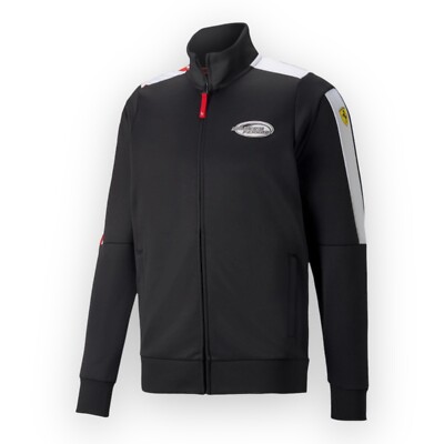 Puma Men's Scuderia Ferrari Race T7 Track Jacket 533722 01 Black - BRAND NEW