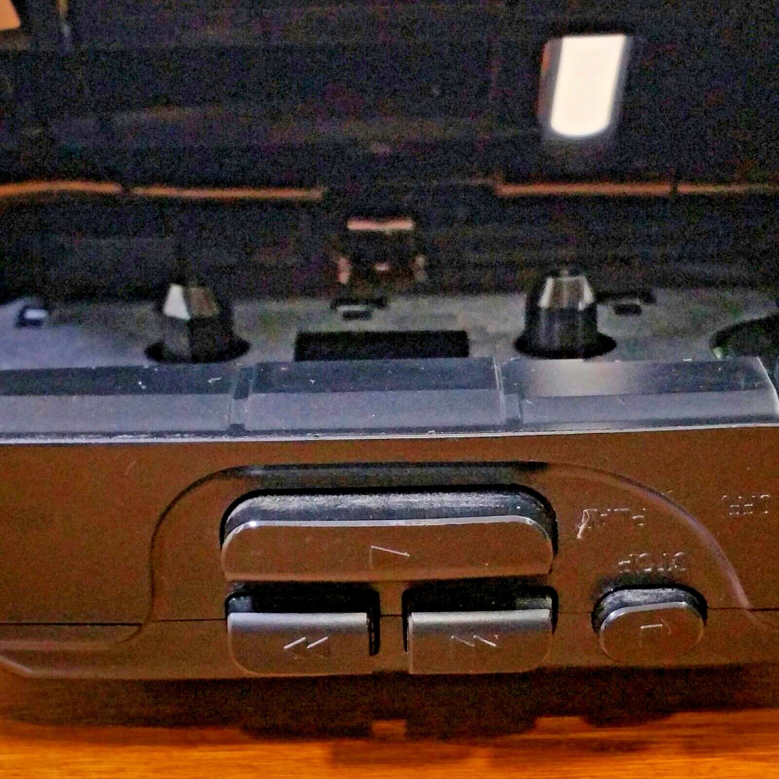 Sony Walkman WM-FX101 Cassette Player AM FM Radio Working Black Vintage NO EJECT