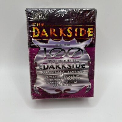 Vintage The Game Keeper The Darkside 100 Black Sleeves Factory Sealed Rare PKK