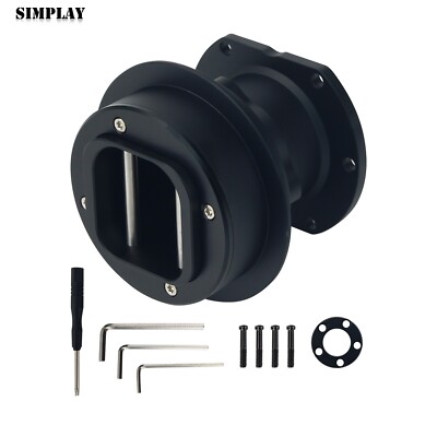 Black QR2 Wheel-side Racing Game Simulator Steering Wheel Metal Quick Release