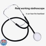 ZZIHAN Kids Doctor Nurse Scrubs Costume Set - Lab Coat, Stethoscope, Nursing Clipboards - Toddler Boys Girls 4-5T - Birthday Party, Halloween Dress Up Green