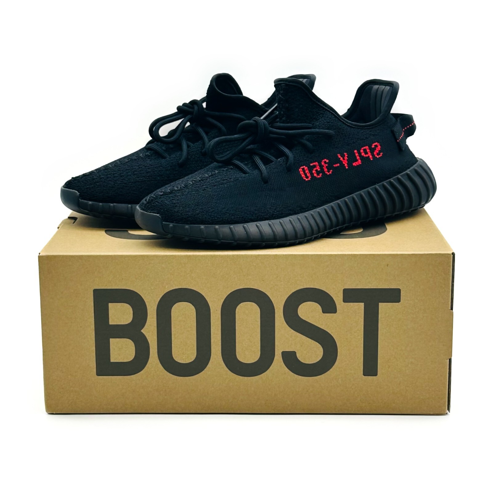 adidas cp9652 men yeezy boost 350 v2 black red