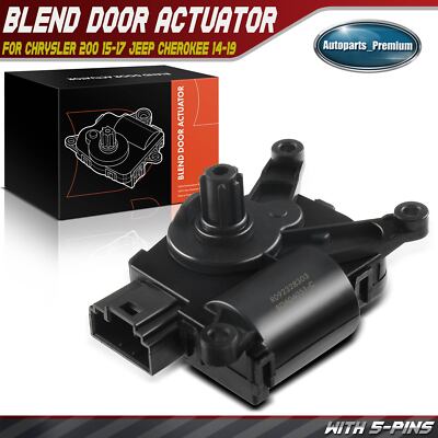 Heater Blend Door Actuator Mode for Chrysler 200 Jeep KL Cherokee Main 604-051