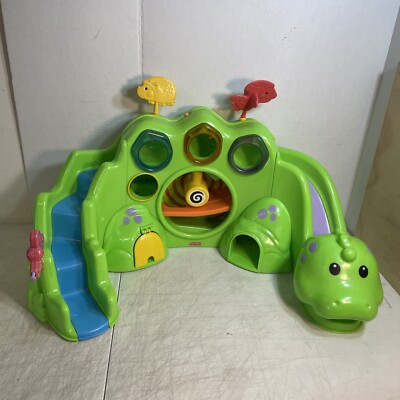 Fisher Price Roll-A-Rounds Drop N Roar Dinosaur - H5924, NO Balls, WORKS