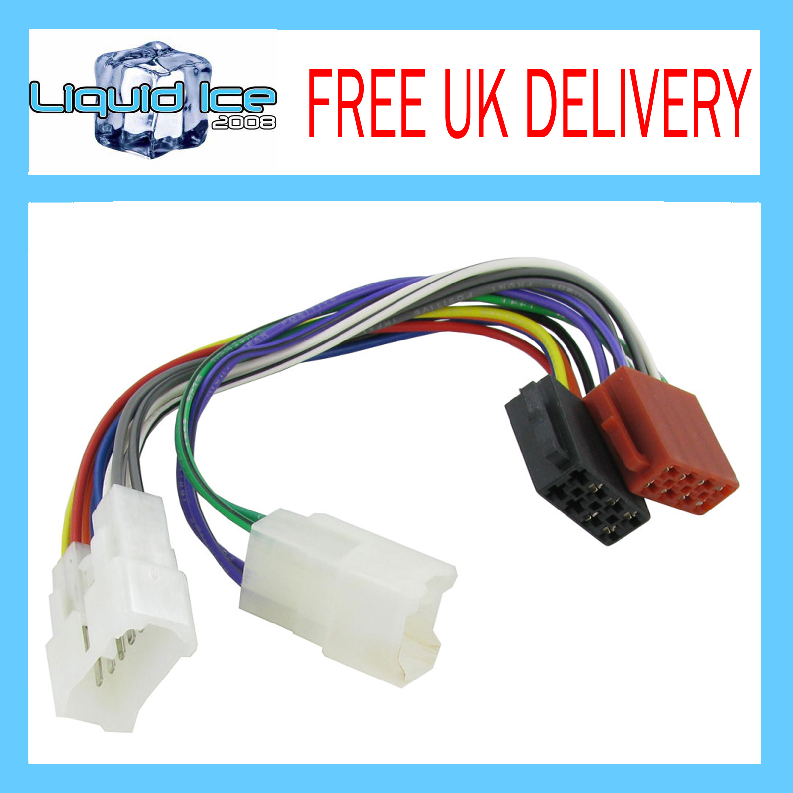 Toyota MR2 Spyder Camry Land Cruiser ISO Stereo Head Unit Adaptor Lead