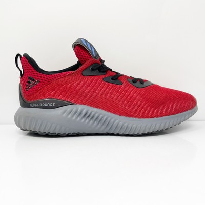 Adidas Mens Alphabounce BB7092 Red кроссовки кроссовки размер 4