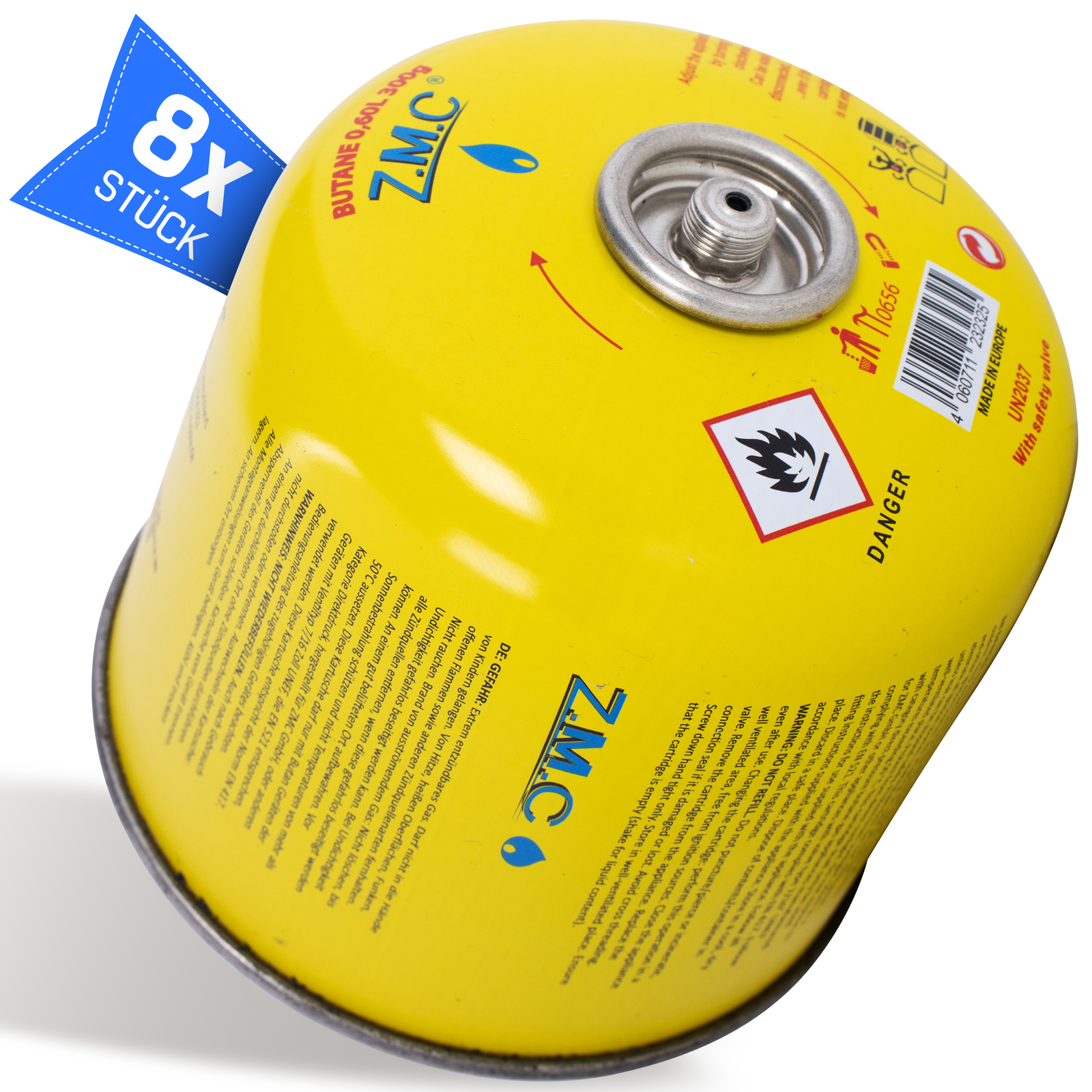 Confezione Da 12 Cartucce Di Gas Butano Kemper Da 190g - Per Lampade Da Saldatura E Attrezzatura Da Campeggio - Foto 9