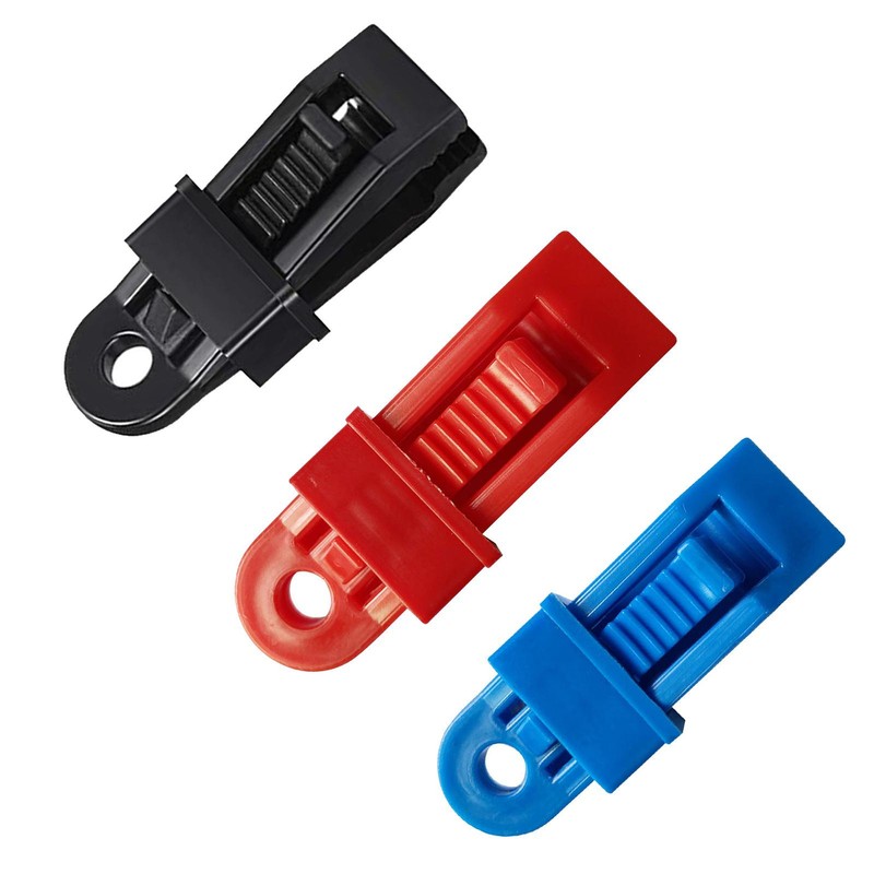 10 Pack Tent Clips Heavy Duty Tarp Clamps