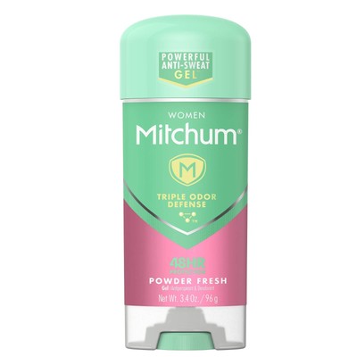 Mitchum Women Gel Antiperspirant Deodorant, Powder Fresh, 3.4oz