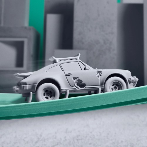 Hot Wheels X Daniel Arsham Eroded Porsche Safari Brand New Hot Wheels X Daniel Arsham Eroded Porsche Safari Brand New