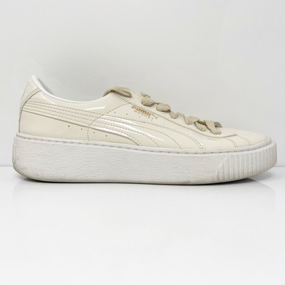 

Puma Womens Basket Platform 363314 02 Белая повседневная обувь Кроссовки Размер 8.5, Белый, Basket Platform