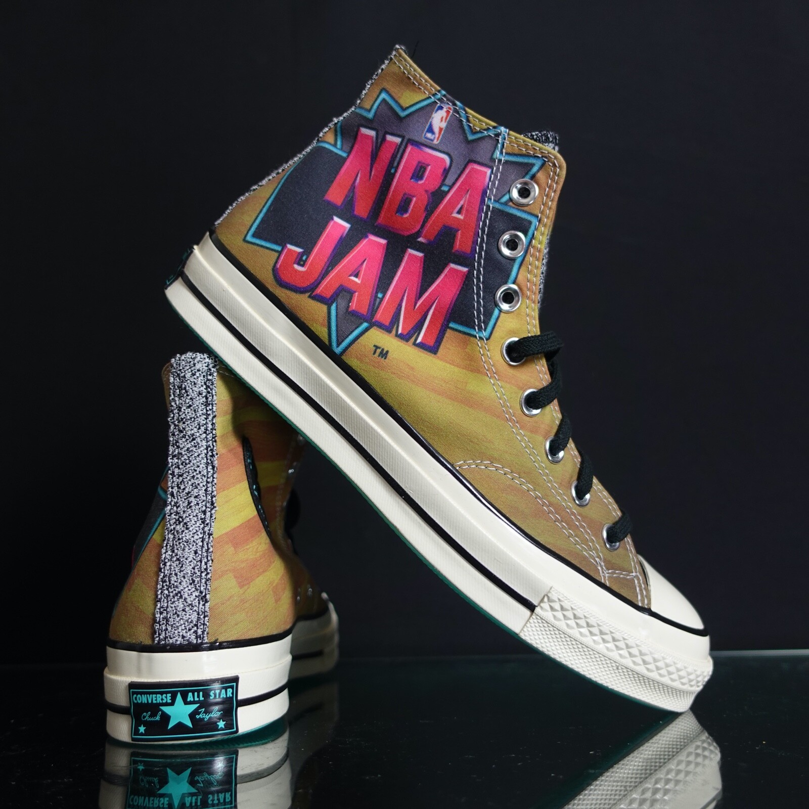 靴 CONVERSE ALL STAR NBA HI Magic Johnson Signed Converse NBA All-Star 75th Anniversary