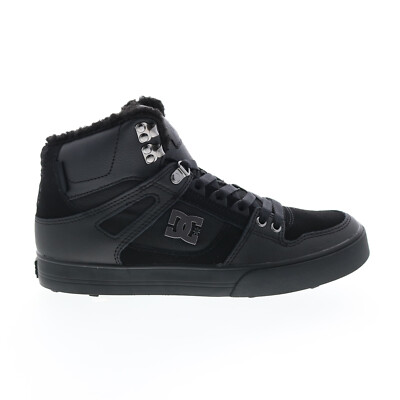 DC Pure High Top WC WNT ADYS400047-3BK Мужские черные кроссовки для скейтбординга
