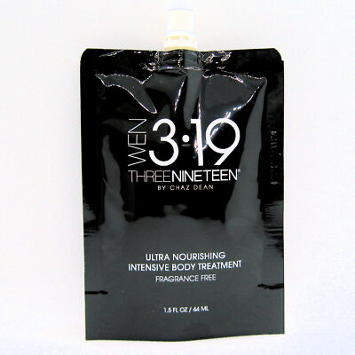 WEN by Chaz Dean 319 THREENINETEEN Fragrance Free Intensive Body Treatment 1.5oz