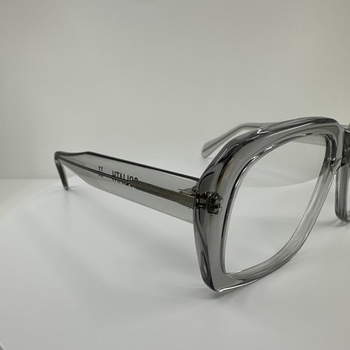 Pre-owned Goliath Ii Eyeglasses Ultra  2 C. Translucent Grey 62-20mm Holland In Clear Demo Lenses