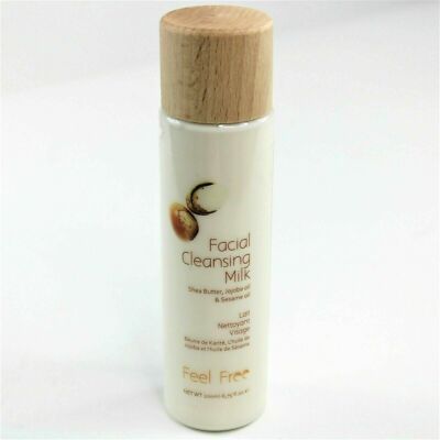 2 pack Feel Free Facial Cleansing Milk Shea Butter Jojoba Sesame Oil 6.75 Oz