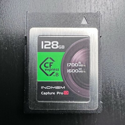INDMEM 128GB CFexpress Type B Capture Pro CF Express 1700MB/s Memory Card