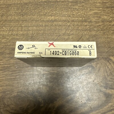 Allen Bradley,1492-CB1G060,6 Amp Circuit Breaker
